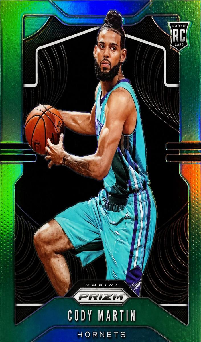 2019 Panini Prizm Basketball Prizm Green Cody Martin #278 PSA 10