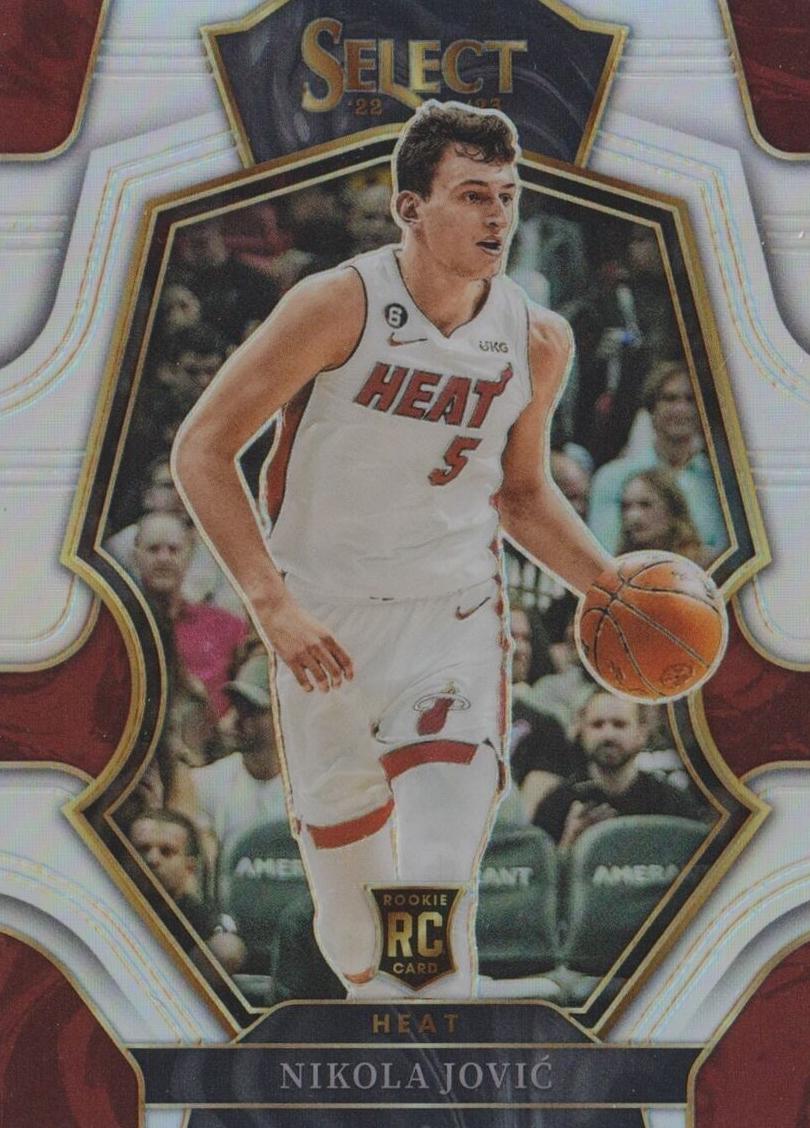 2022 Panini Select Basketball Silver Nikola Jovic #170