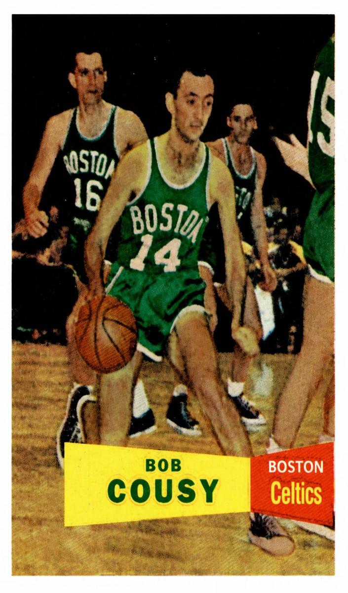 1996 Topps Stadium Club Basketball Refractor Bob Cousy #10