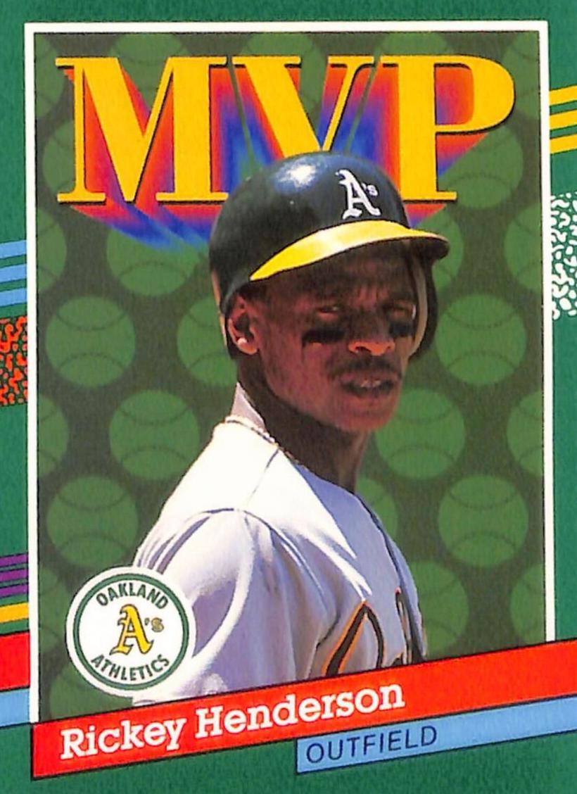1991 Donruss Baseball Rickey Henderson #387 PSA 10