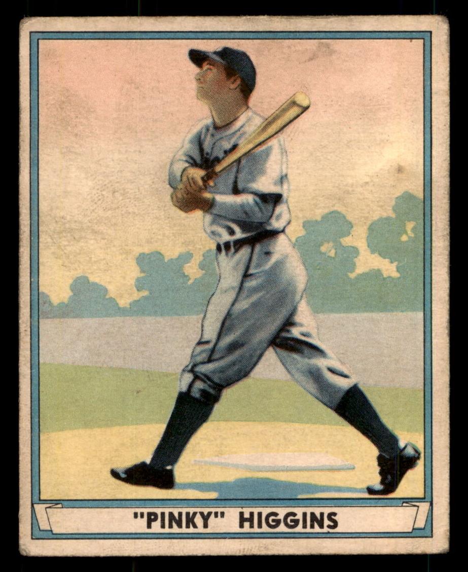 1941 Play Ball Baseball null Pinky Higgins #35 PSA 5.5