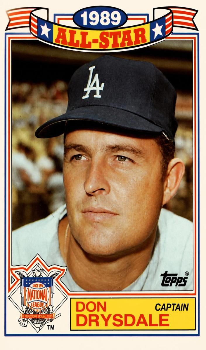 1990 Topps Baseball Don Drysdale #11