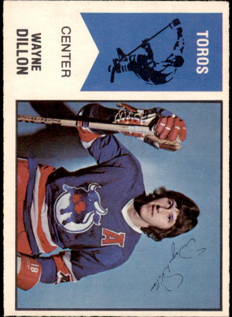 1974 O-Pee-Chee WHA Hockey Wayne Dillon #3 PSA 7