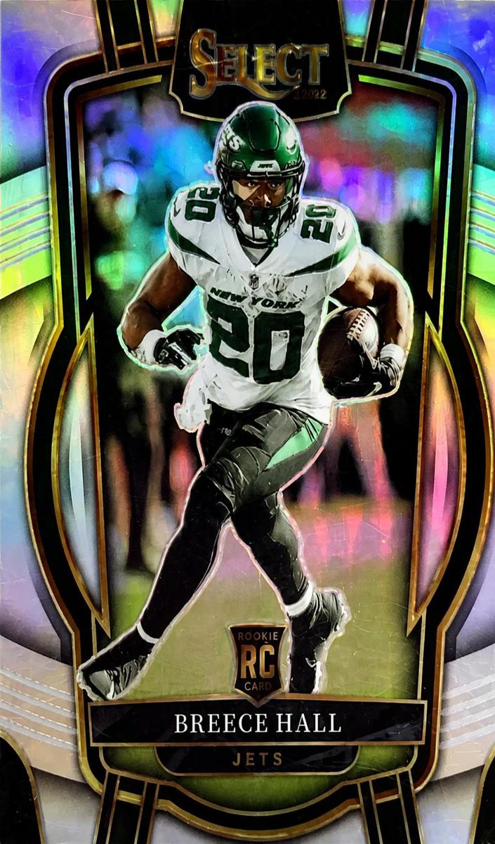 2022 Panini Select Football Silver Prizm Breece Hall #222
