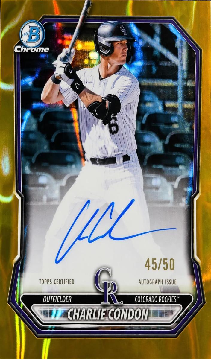 2026 Bowman Baseball Gold Lava Refractor Charlie Condon #CPA-CC