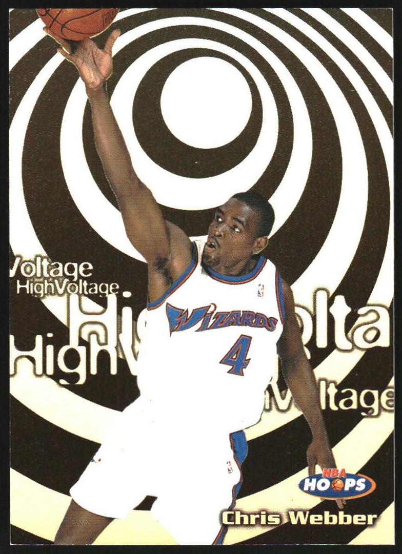 1997 Hoops Basketball Chris Webber #HV12 PSA 9