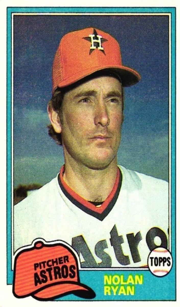 1981 Topps Baseball Nolan Ryan #240 PSA 8.5