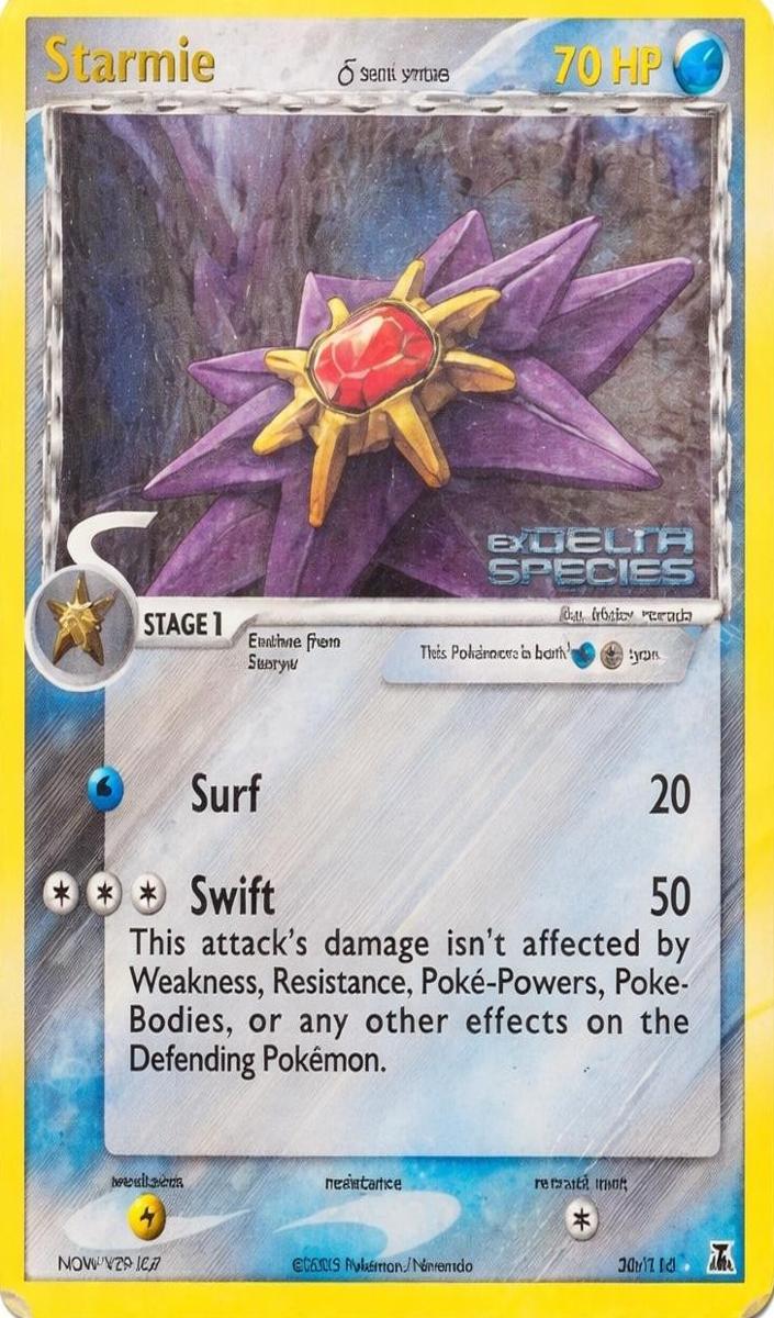 2005 Pokemon EX Delta Species Starmie #30
