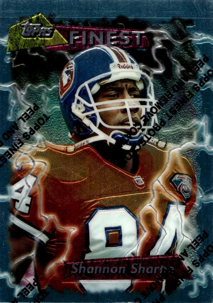 1995 Topps Finest Football Shannon Sharpe #173