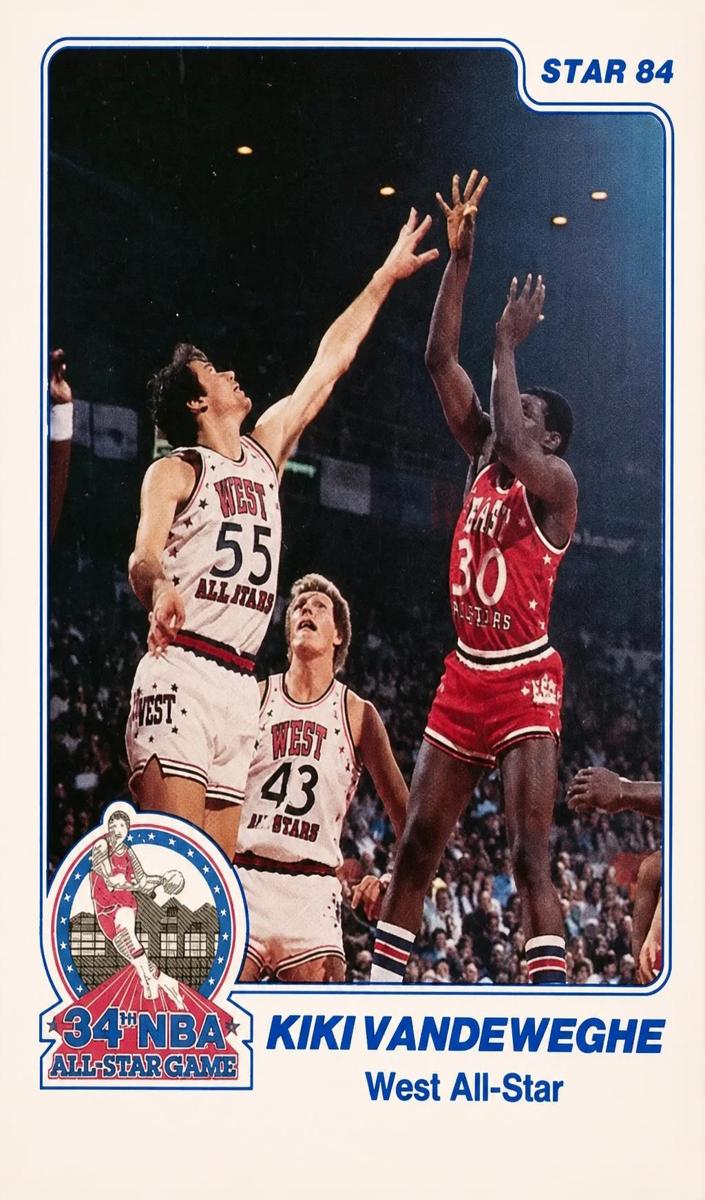1984 Star Basketball Kiki Vandeweghe #25