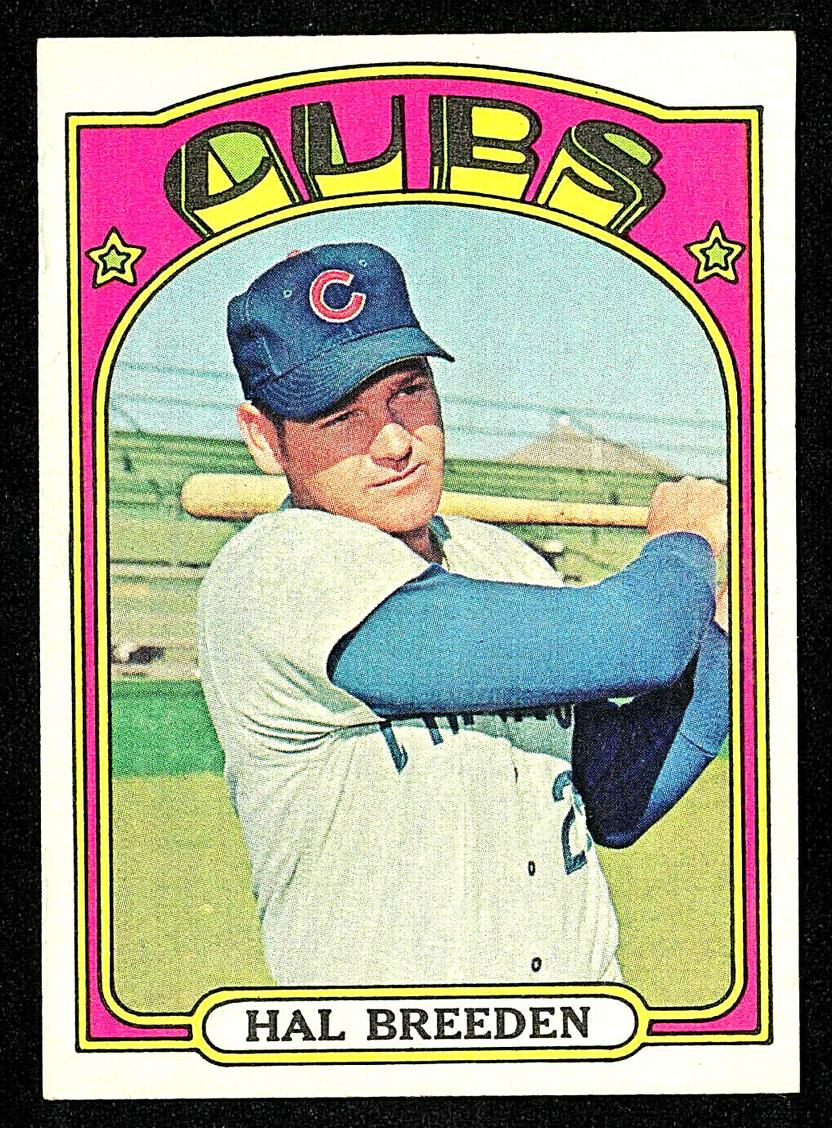 1972 Topps Baseball Hal Breeden #684