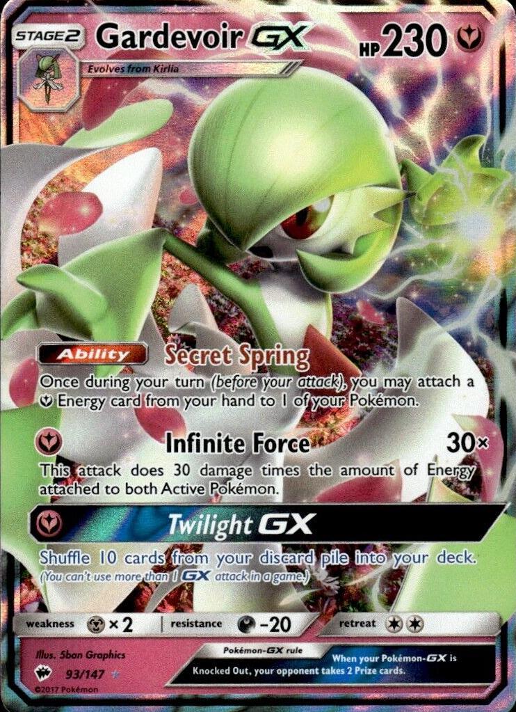 2017 Pokemon Sun & Moon Burning Shadows Gardevoir #93 PSA 10