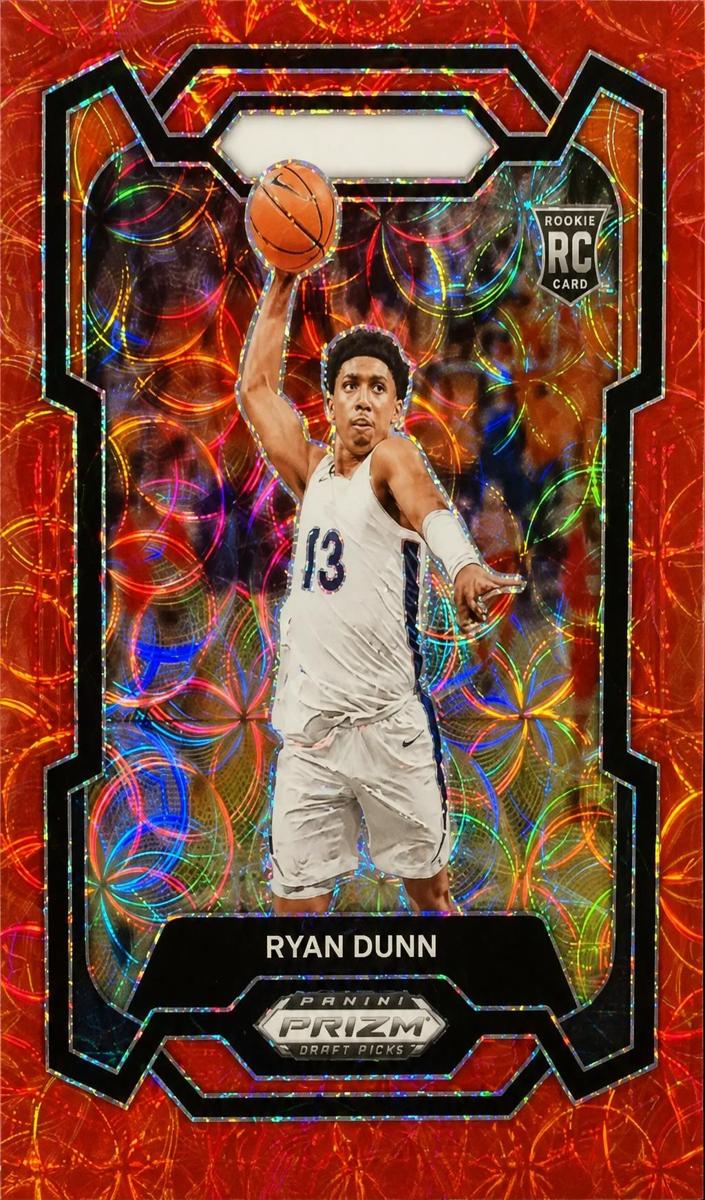 2024 Panini Prizm Draft Picks Basketball Red Scope Ryan Dunn #5