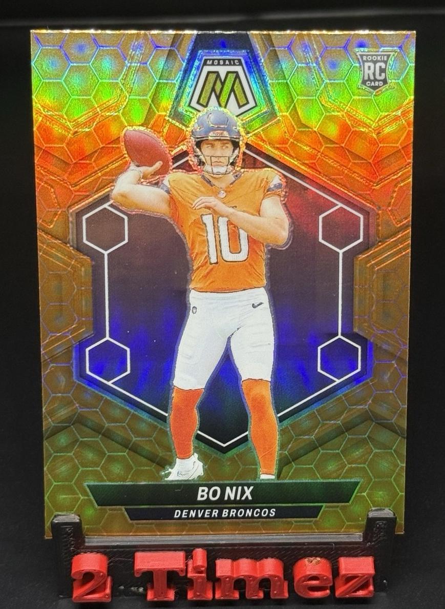 2024 Panini Mosaic Football Honeycomb Bo Nix #312