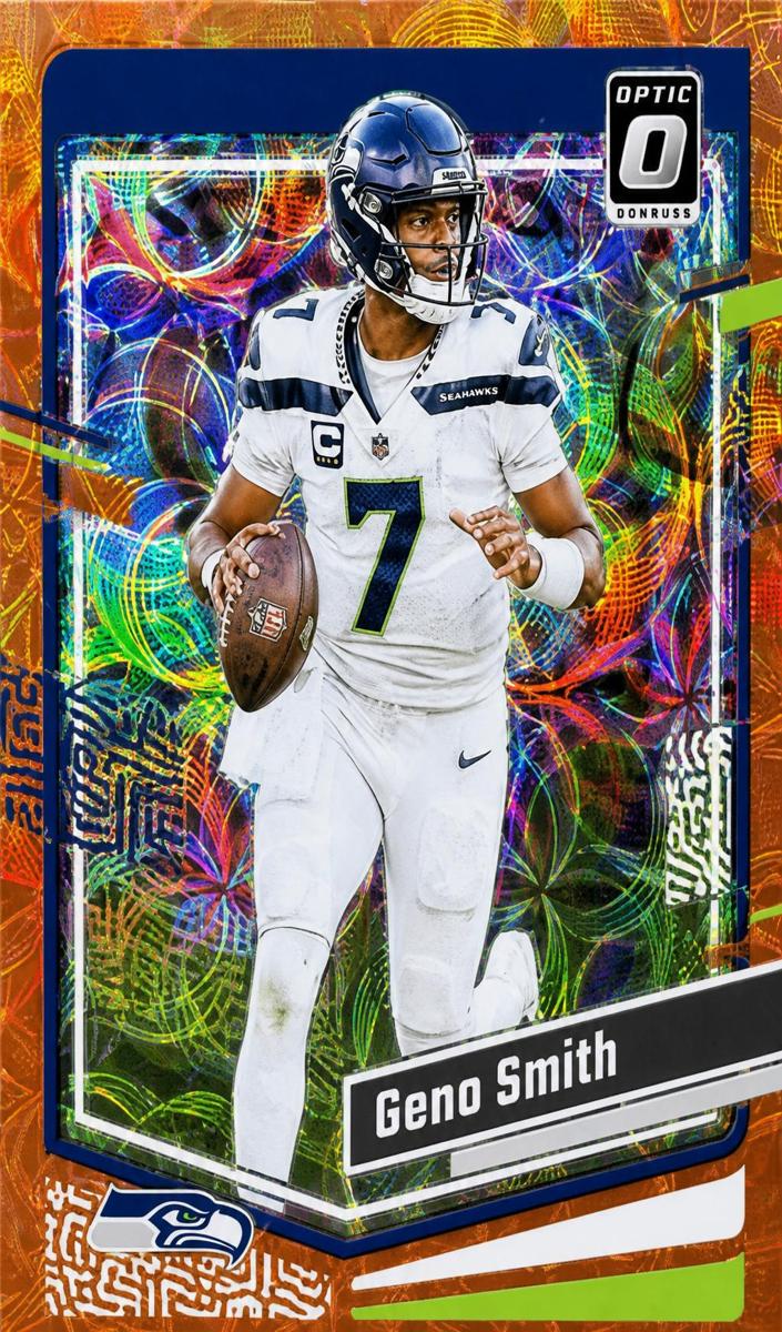 2023 Donruss Optic Football Orange Scope Geno Smith #177