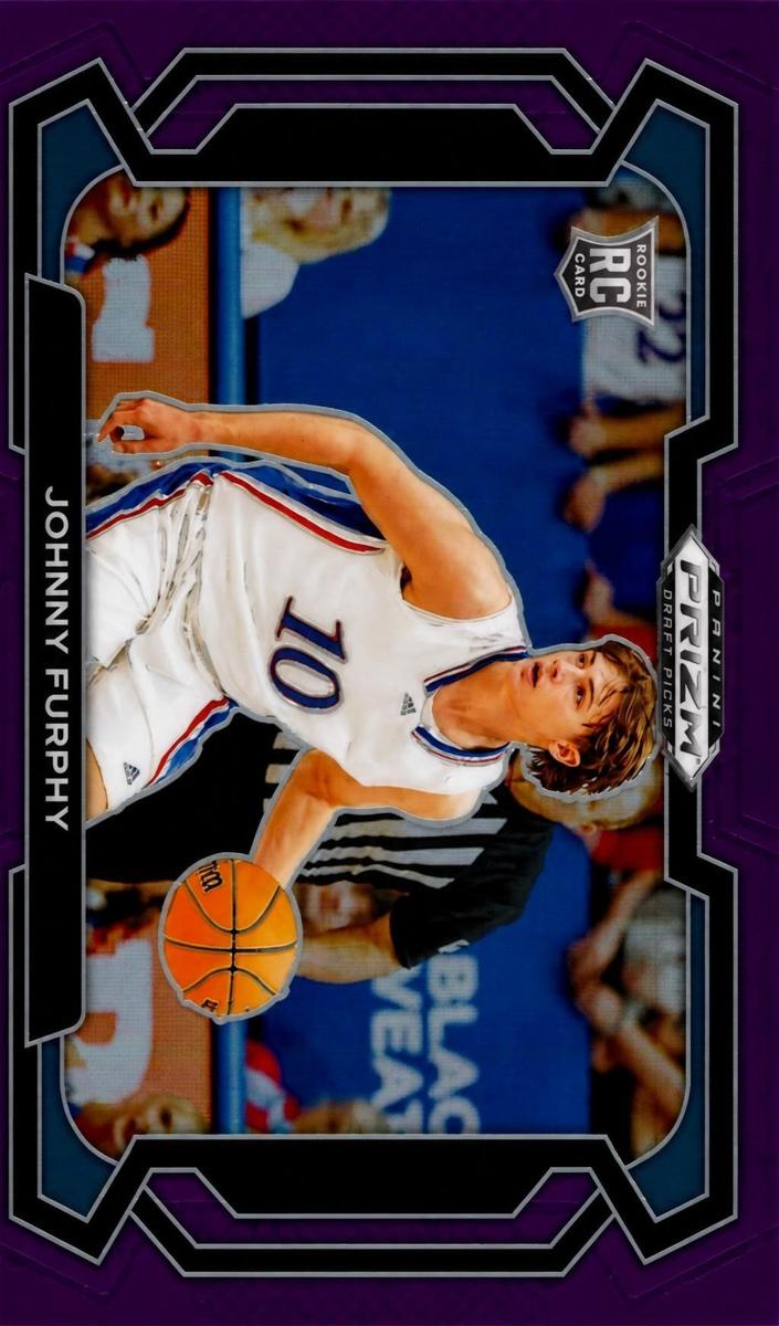 2024 Panini Prizm Draft Picks Basketball Purple Johnny Furphy #91