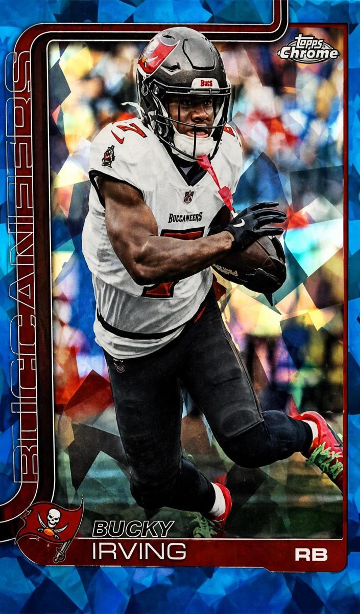 2025 Topps Chrome Sapphire Football Bucky Irving #285
