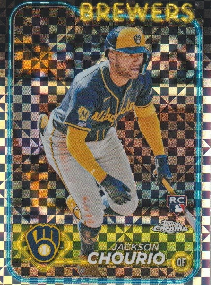 2024 Topps Chrome Baseball X-Fractor Jackson Chourio #161 PSA 10