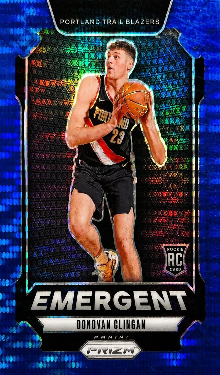 2024 Panini Prizm Basketball Blue Pulsar Donovan Clingan #13
