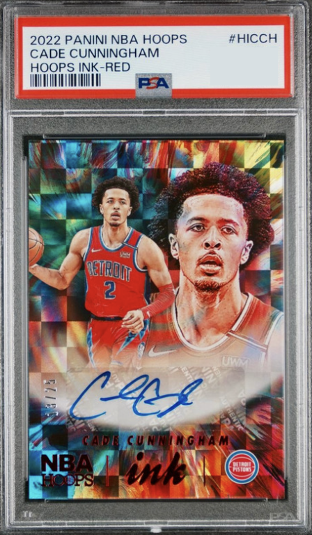 2022 Panini Hoops Basketball Red Cade Cunningham #HI-CCH