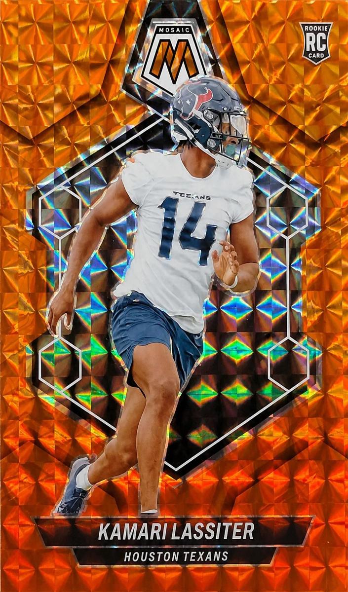 2024 Panini Mosaic Football Orange Kamari Lassiter #342
