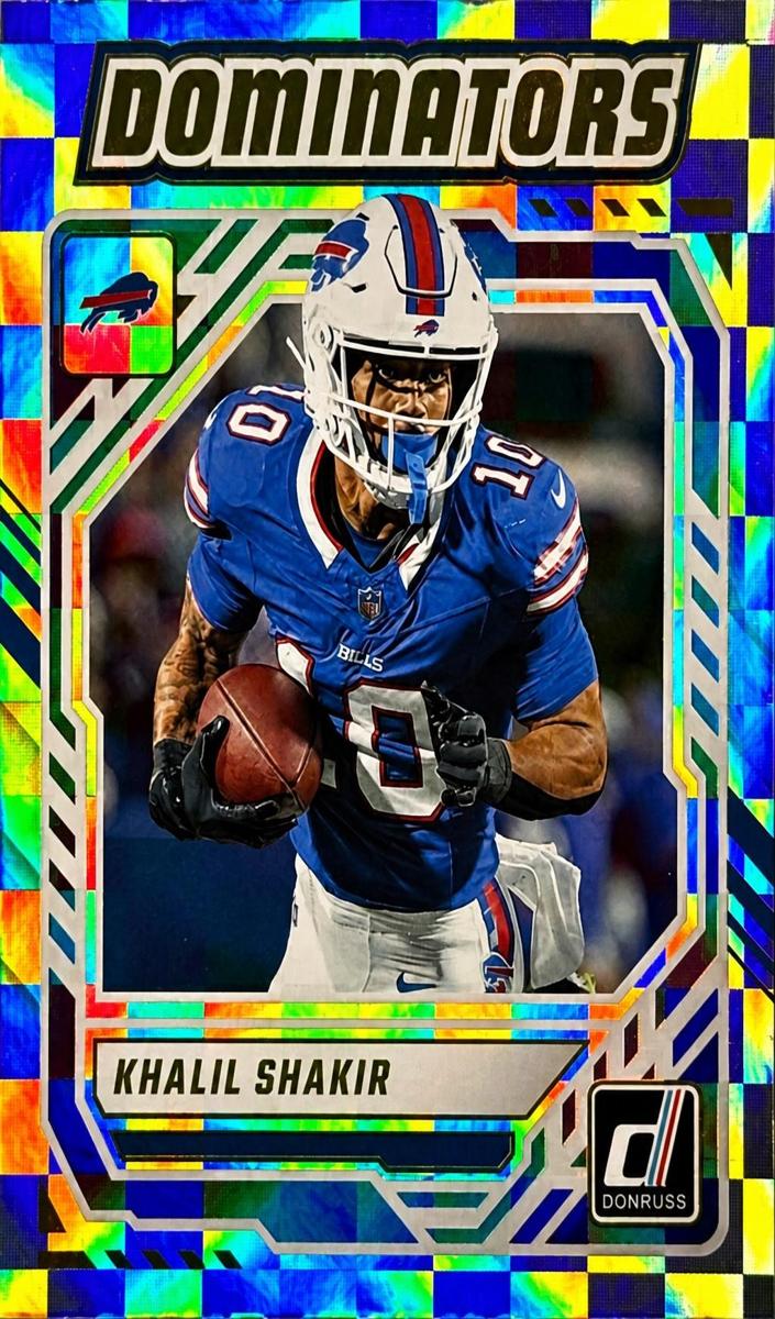 2025 Panini Donruss Football Khalil Shakir #DOM-KSR
