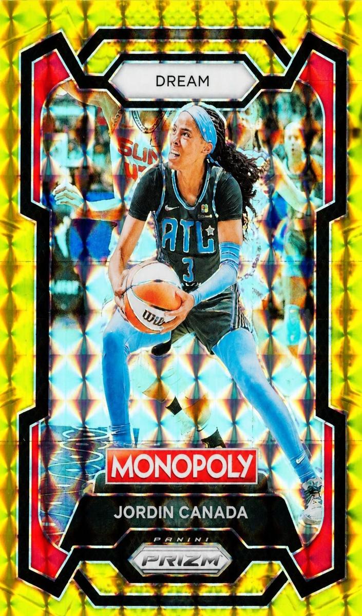 2024 Panini Prizm Monopoly WNBA Basketball Gold Jordin Canada #56