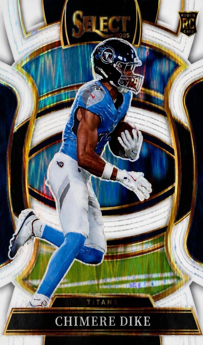 2025 Panini Select Football White Shock Chimere Dike #27