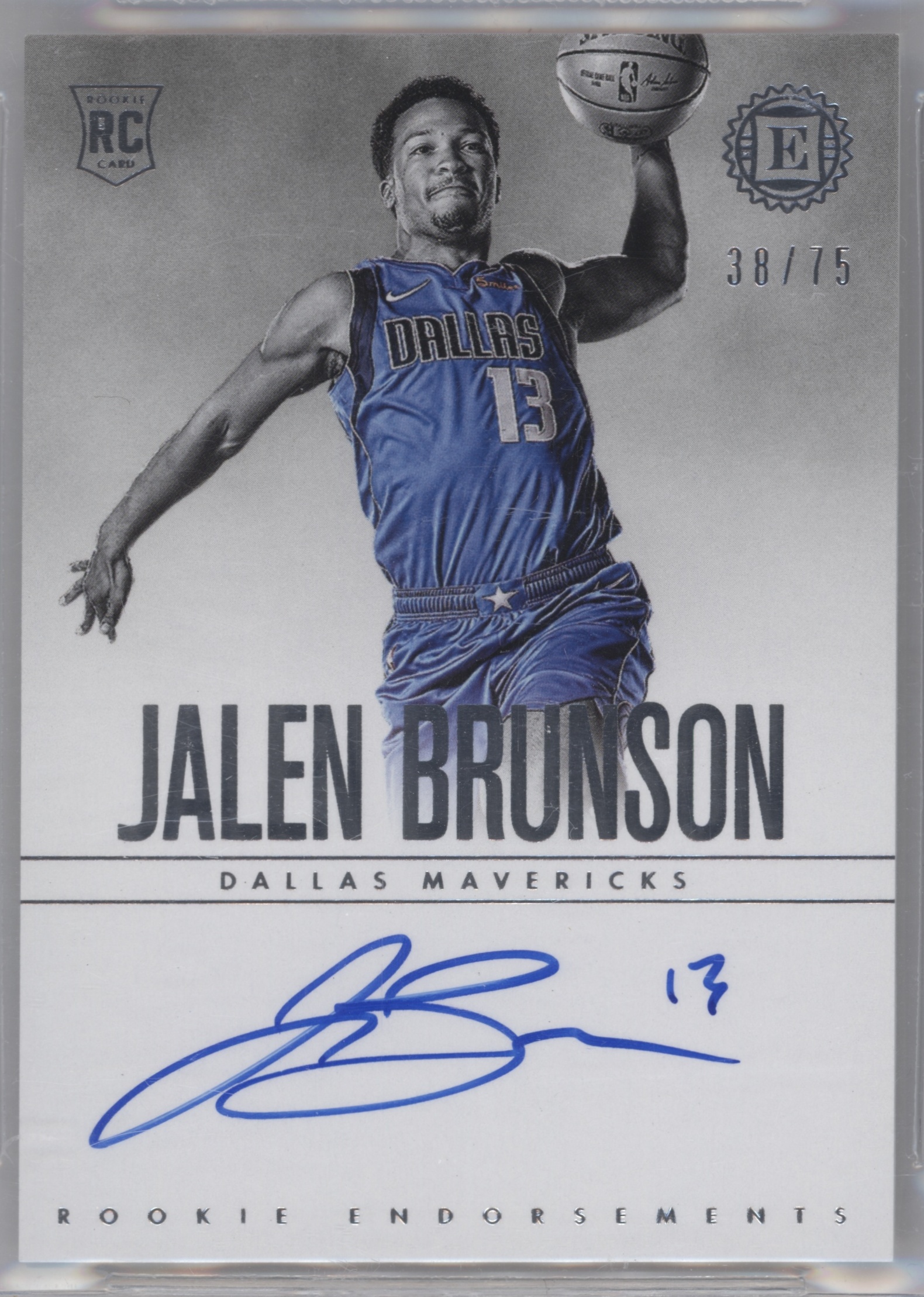 2018 Panini Encased Basketball Jalen Brunson #103 BGS 9.5