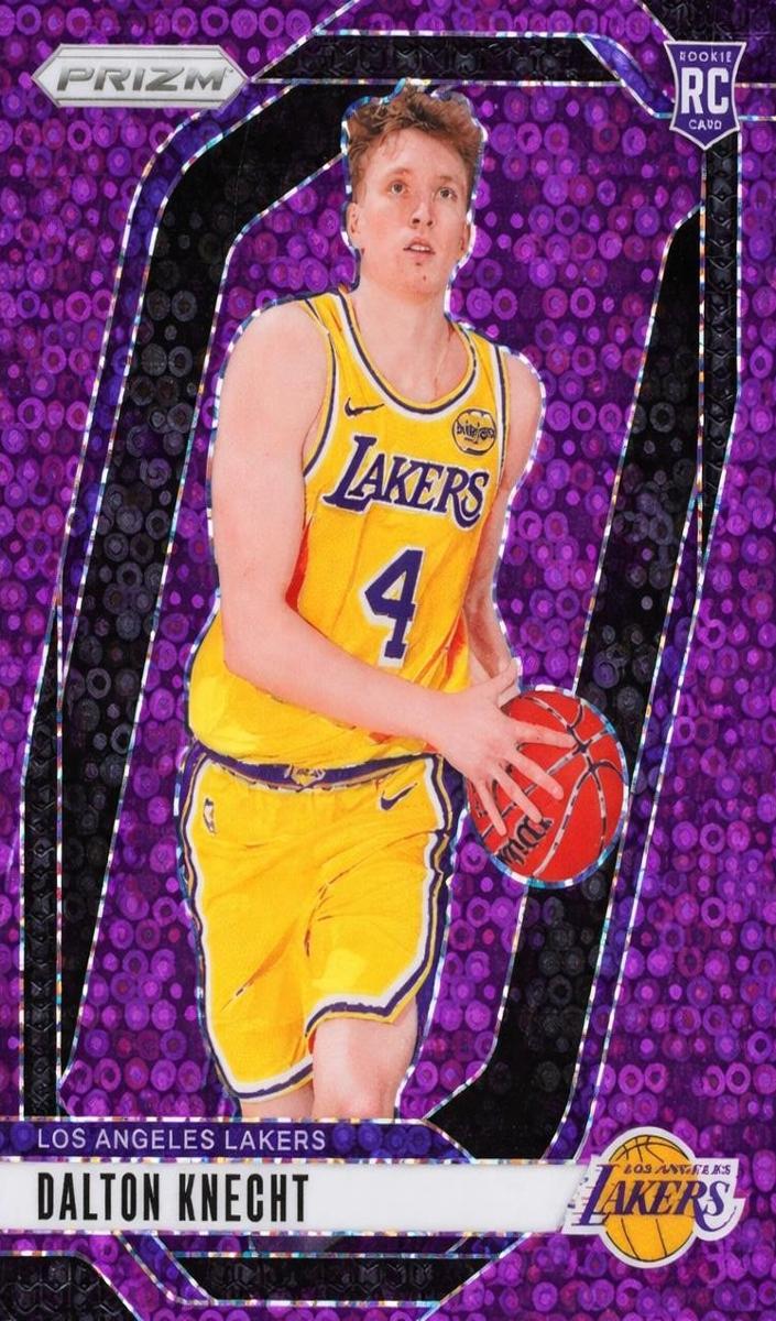 2024 Panini Prizm Basketball Fast Break Purple Dalton Knecht #238