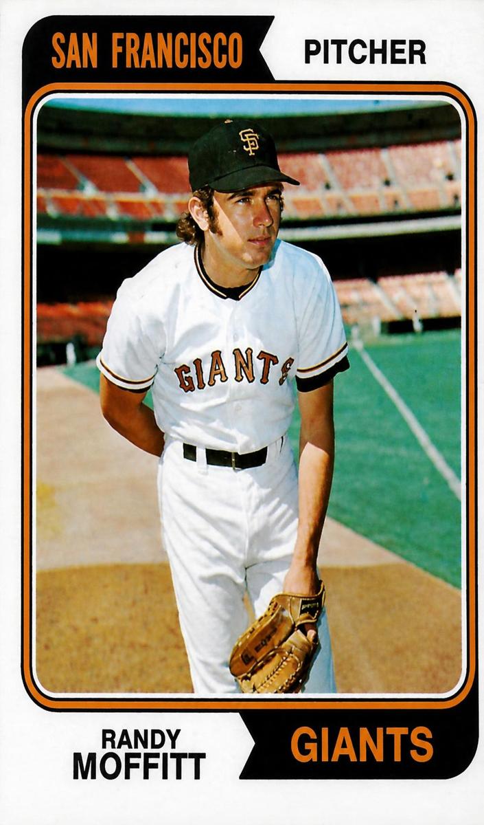 1974 O-Pee-Chee Baseball Randy Moffitt #156