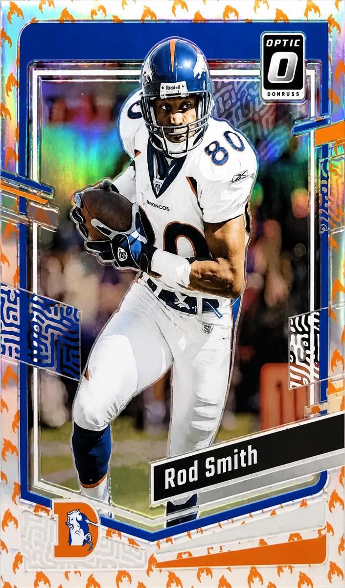2023 Donruss Optic Football Fire Rod Smith #56 PSA 10