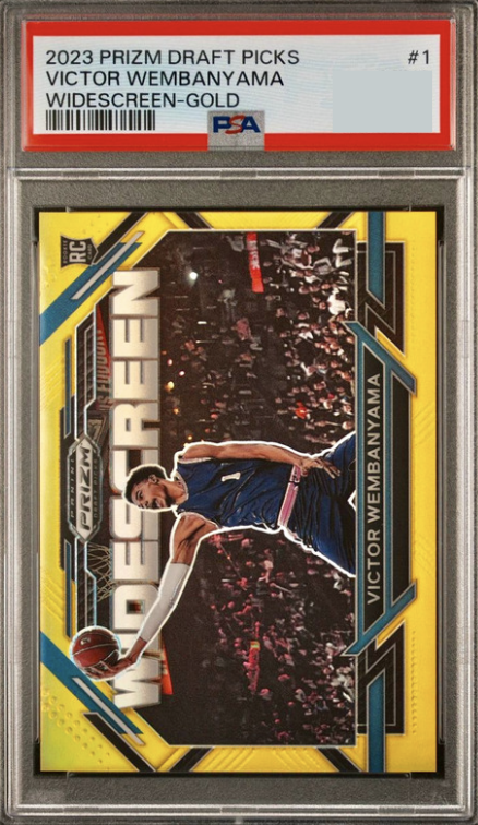 2023 Panini Prizm Draft Picks Basketball Gold Victor Wembanyama #1