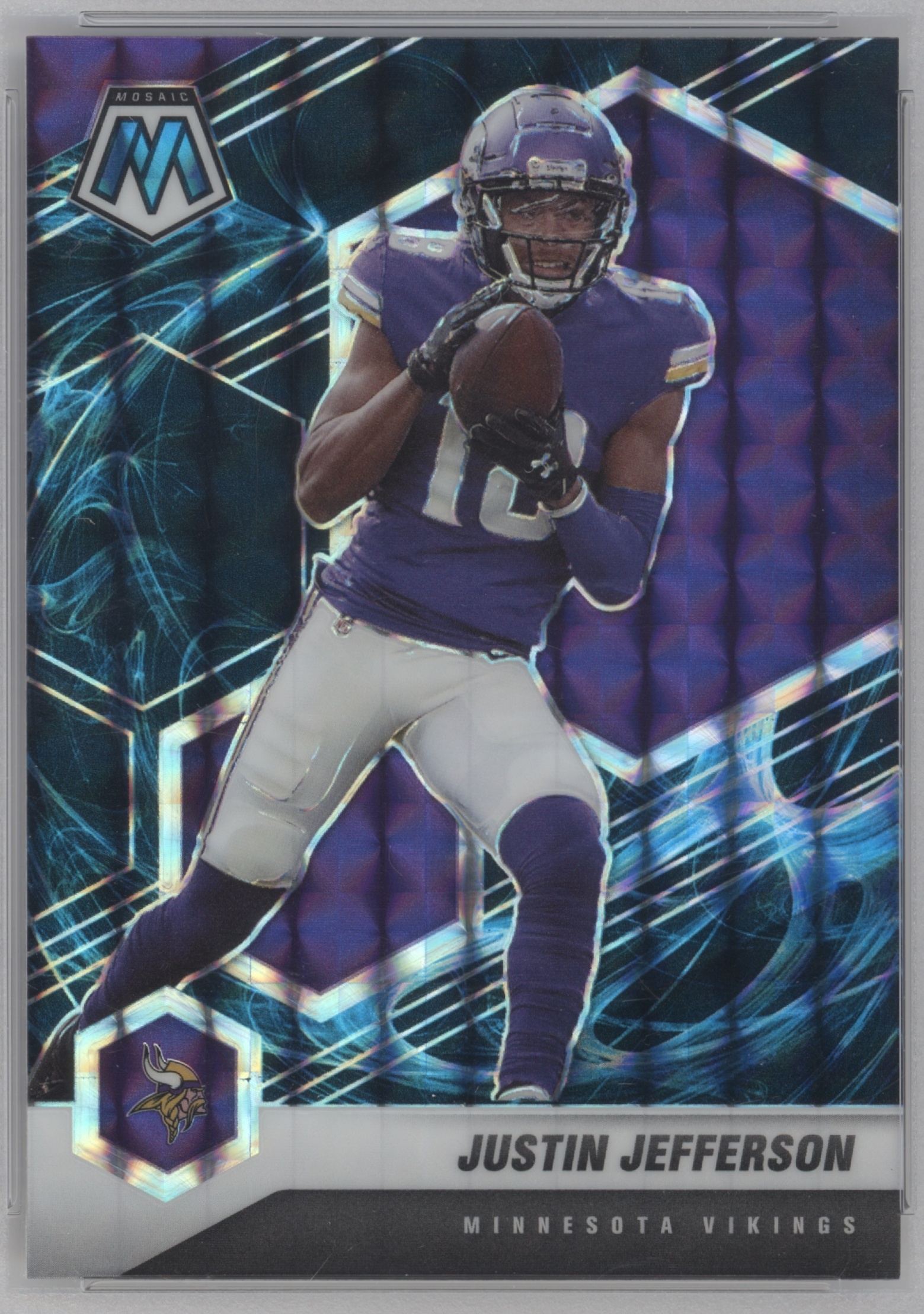 2021 Panini Mosaic Football Genesis Justin Jefferson #132