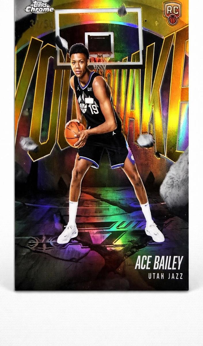 2025 Topps Chrome Basketball Gold Refractor Ace Bailey #YQ-5