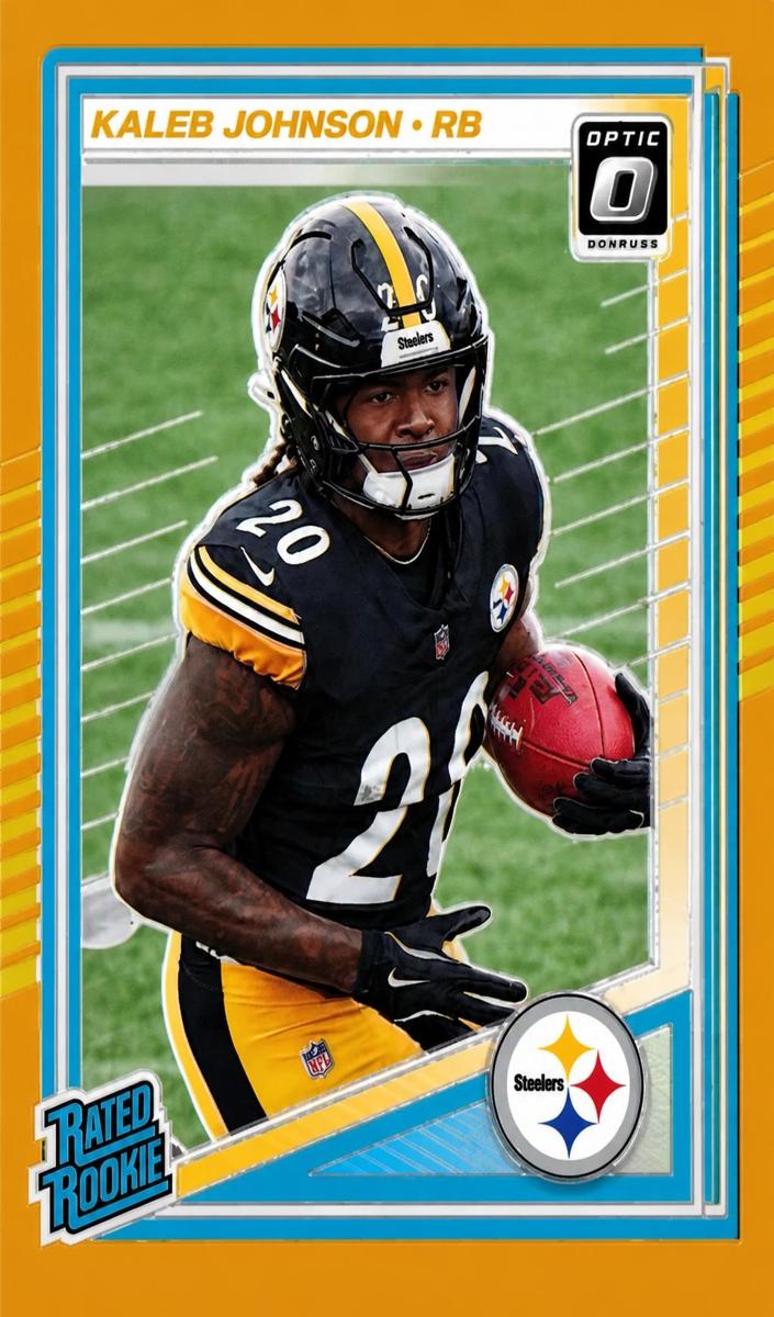 2025 Donruss Optic Football Orange Kaleb Johnson #232