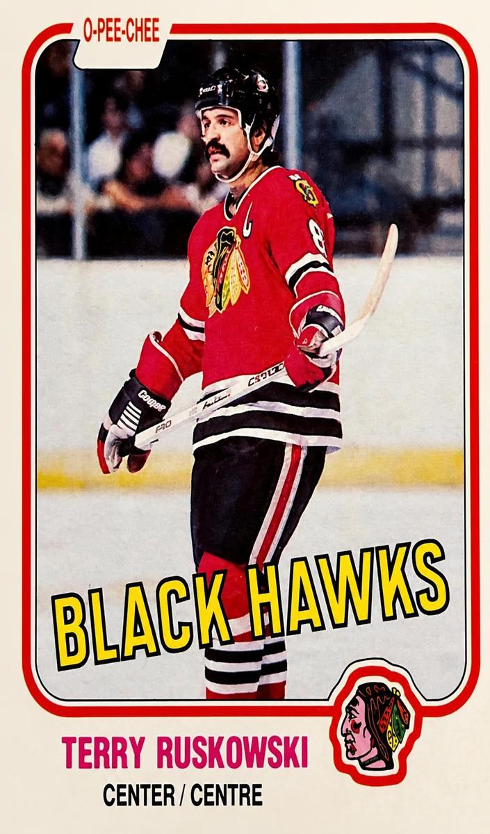 1981 O-Pee-Chee Hockey Terry Ruskowski #62 PSA 9
