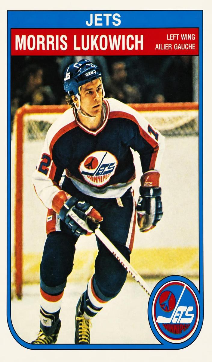 1982 O-Pee-Chee Hockey Morris Lukowich #383