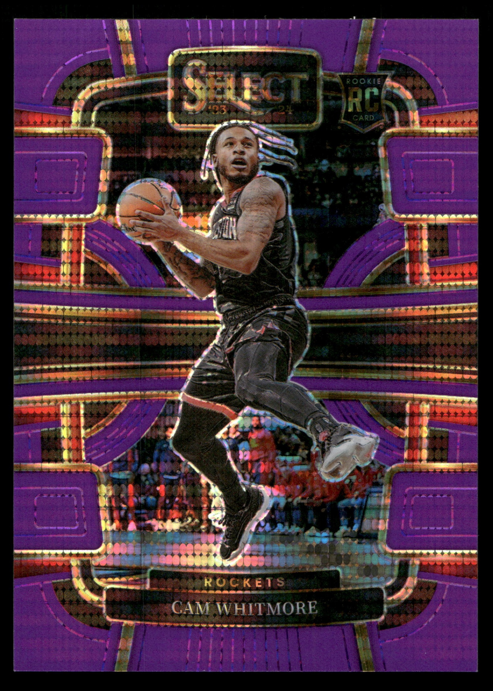 2023 Panini Select Basketball Neon Purple Pulsar FOTL Cam Whitmore #69