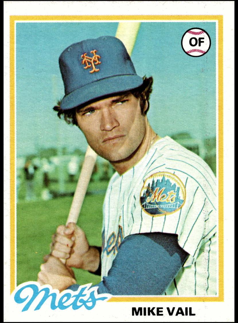 1978 Topps Baseball Mike Vail #69