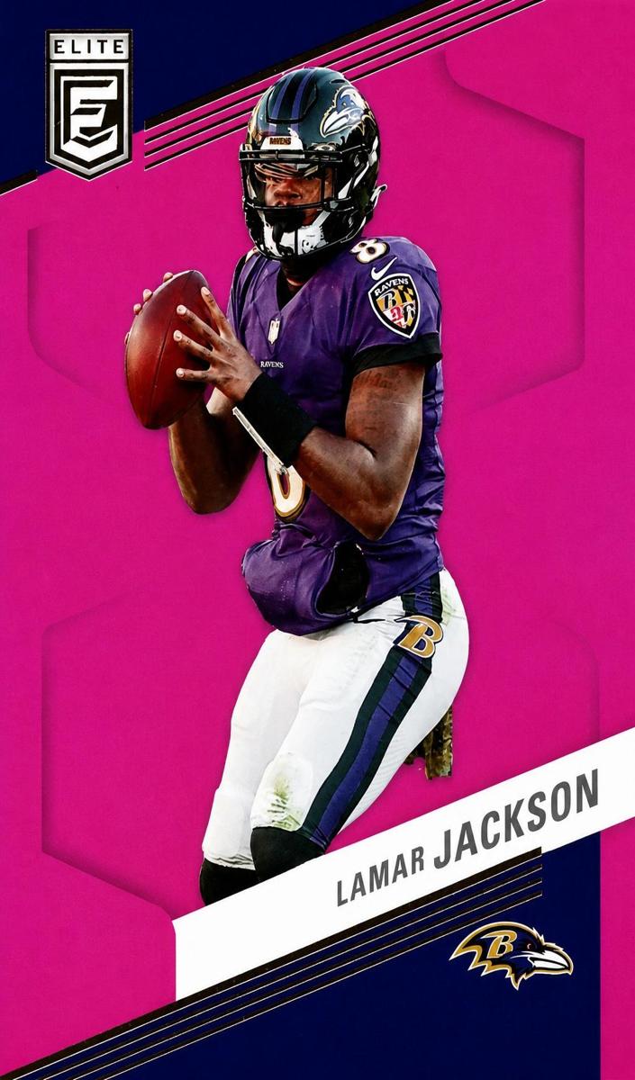 2023 Donruss Elite Football Pink Lamar Jackson #69