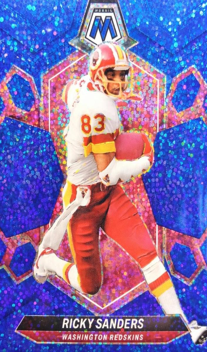 2024 Panini Mosaic Football Blue Sparkle Ricky Sanders #240