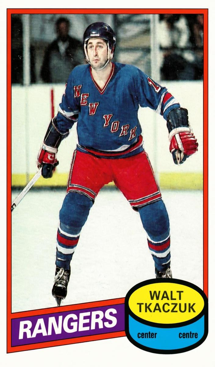 1980 O-Pee-Chee Hockey Walt Tkaczuk #211 PSA 10