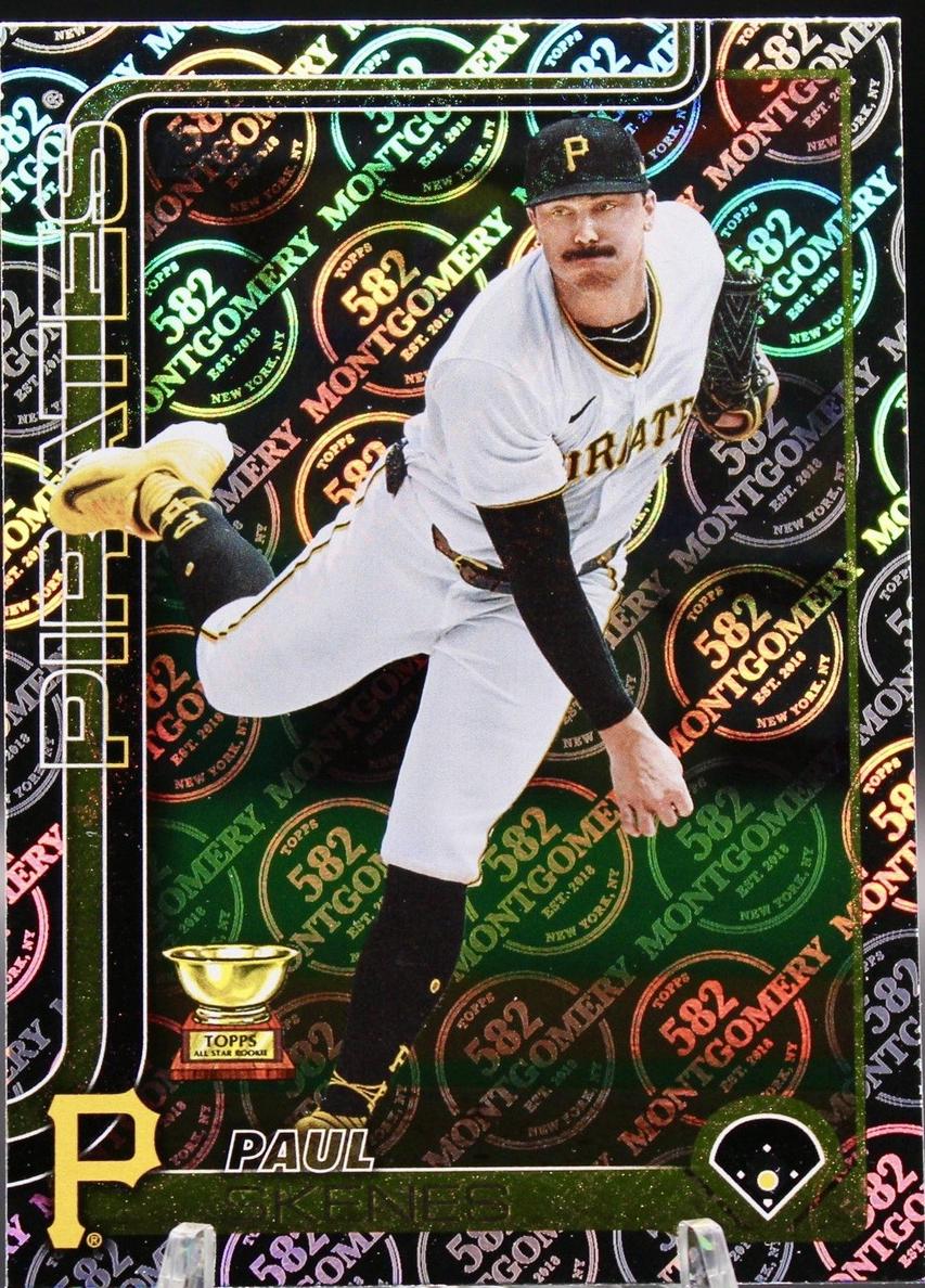 2025 Topps Baseball Gold Paul Skenes #98 PSA 8