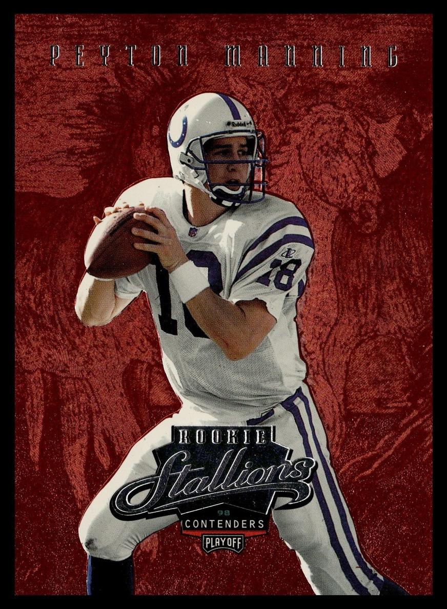 1998 Playoff Contenders Football Peyton Manning #6