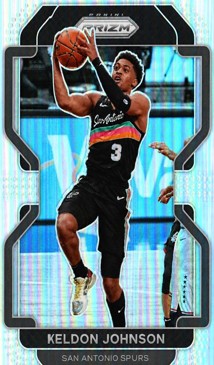 2021 Panini Prizm Basketball Prizms Silver Keldon Johnson #210