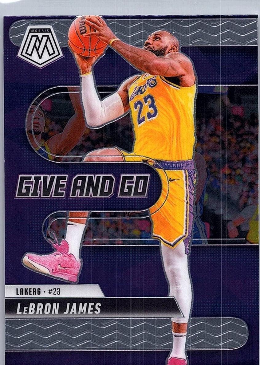 2024 Panini Mosaic Basketball LeBron James #1 PSA 9