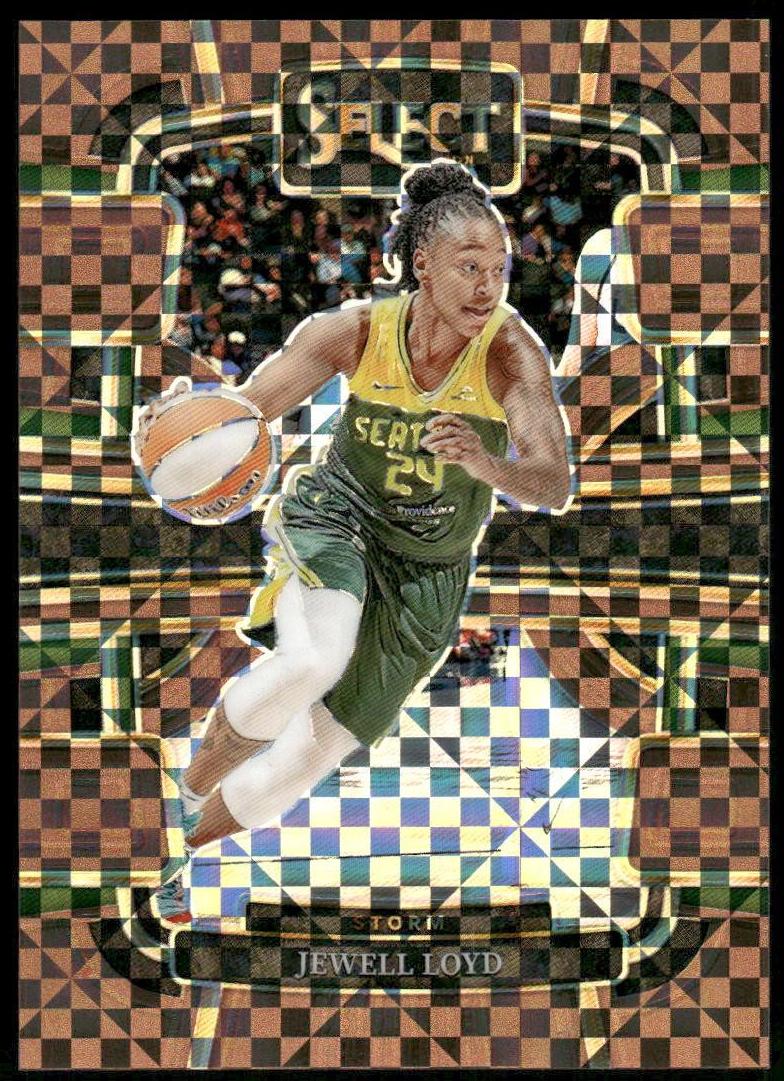 2024 Panini Select WNBA Basketball Bronze Checker Jewell Loyd #6