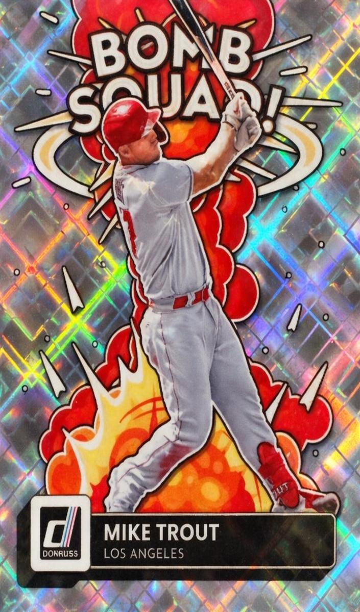 2022 Panini Donruss Baseball Diamond Mike Trout #BS-8