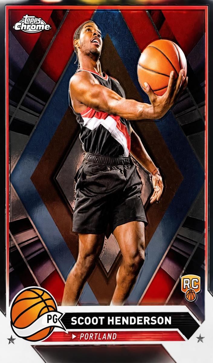 2023 Topps Chrome Basketball Scoot Henderson #60 PSA 8.5